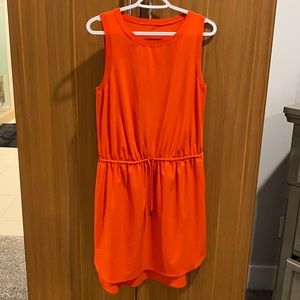 Orange Athleta dress